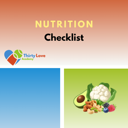 Get Our Nutrition Checklist